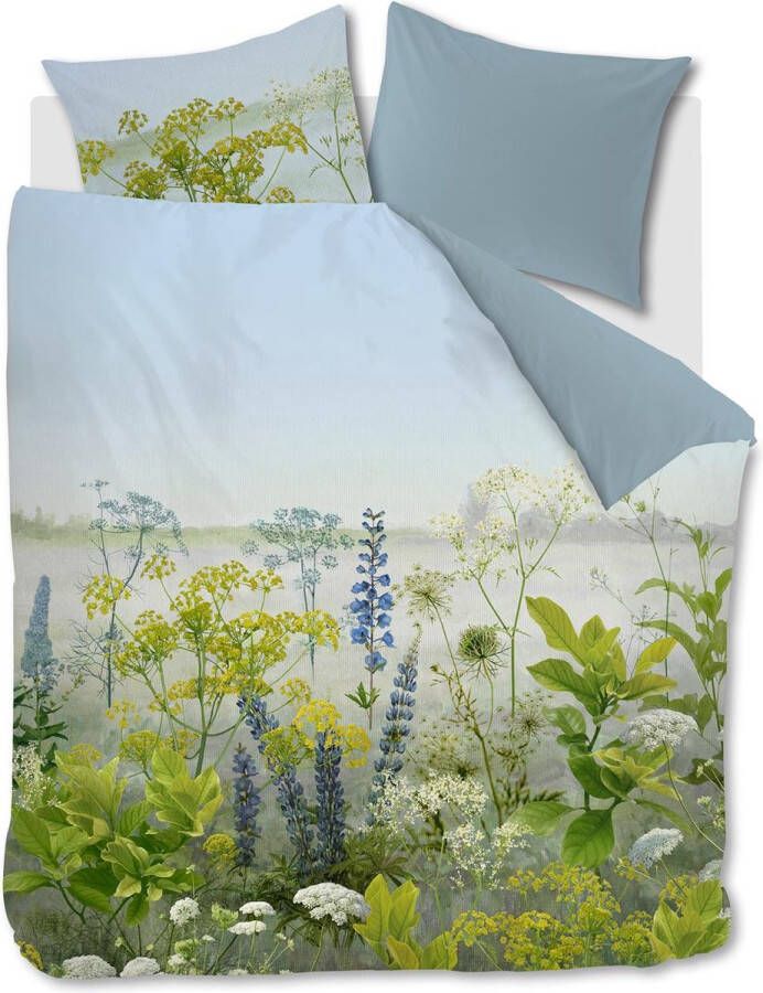 Beddinghouse Dekbedovertrek Wildflowers Blauw Grijs-Lits-jumeaux (240 x 200 220 cm)
