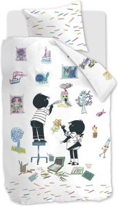 Beddinghouse Kids Beddinghouse x Fiep Amsterdam dekbedovertrek Tekenen