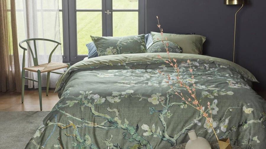 Beddinghouse x Van Gogh Museum Blossoming dekbedovertrek Lits-Jumeaux 240x200 220 Groen