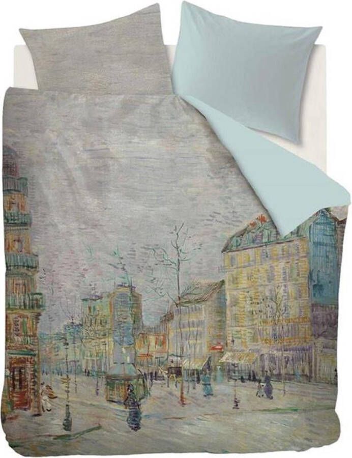 Beddinghouse x Van Gogh Museum Beddinghouse GOGH Boulevard Dekbedovertrek Eenpersoons 140x200 220 cm Grey