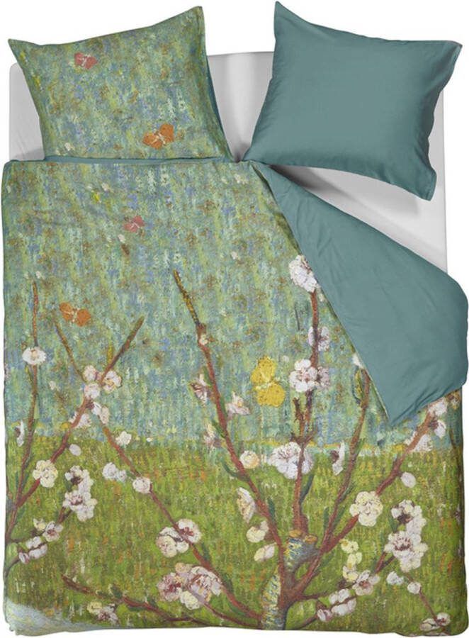 Beddinghouse x Van Gogh Museum Beddinghouse x Van Gogh Peach Trees Dekbedovertrek 140 x 200 220 cm Groen
