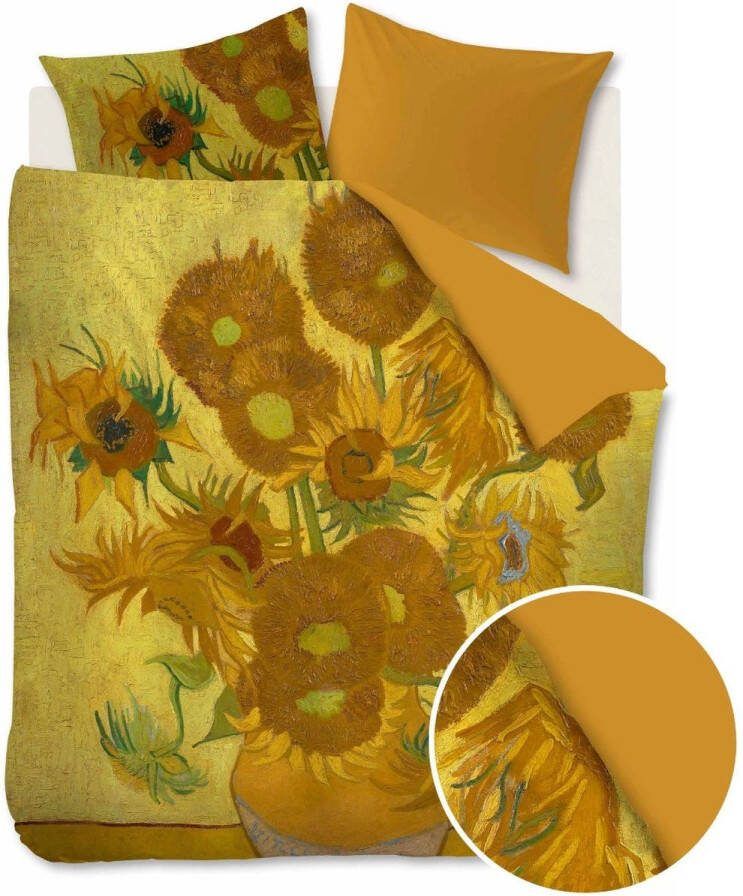 Beddinghouse x Van Gogh Museum Tournesol dekbedovertrek Lits-Jumeaux 240x200 220 Geel