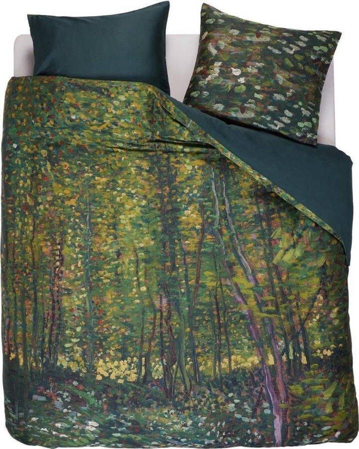 Beddinghouse Trees dekbedovertrek Lits-jumeaux (240x200 220 cm + 2 slopen) Katoen satijn Green