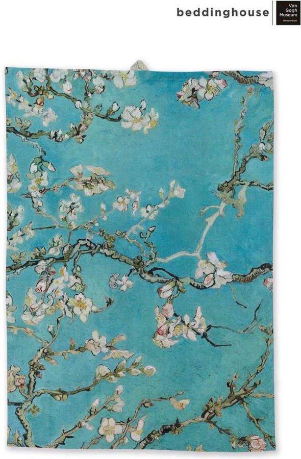 Beddinghouse x Van Gogh Theedoek Blossom Blauw