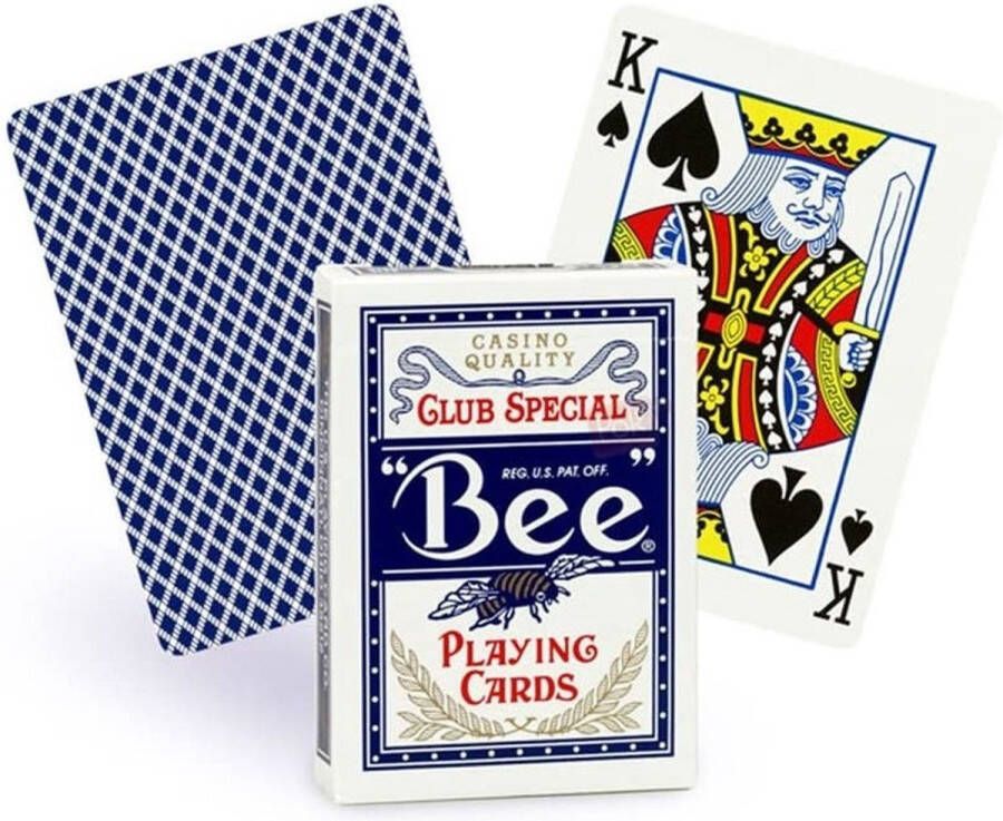 BEE Club Special Blauw Speelkaarten Kaartspel Pokerkaarten