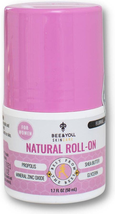 BEE&YOU Antioxidant Natuurlijke Deodorant voor Vrouwen Natuurlijke Bescherming en Verzorging 0% alcohol 50 ml