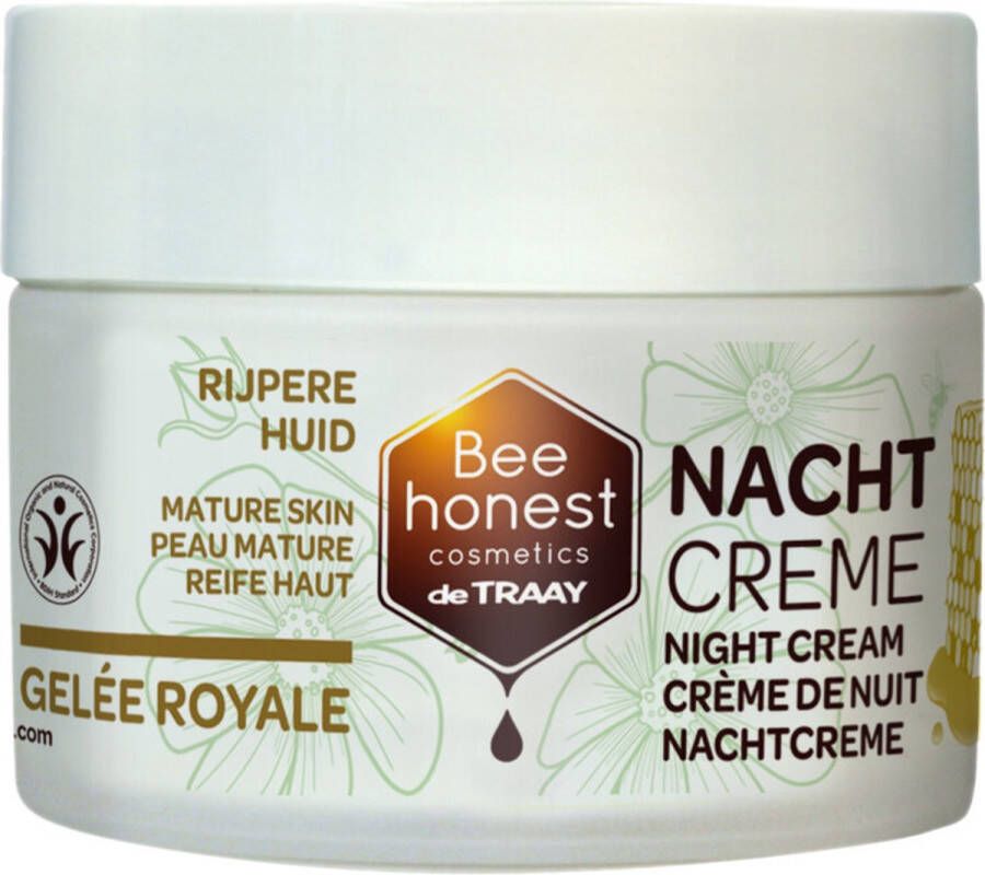 De Traay Bee Honest Nachtcrème 50 ml Gelee Royal