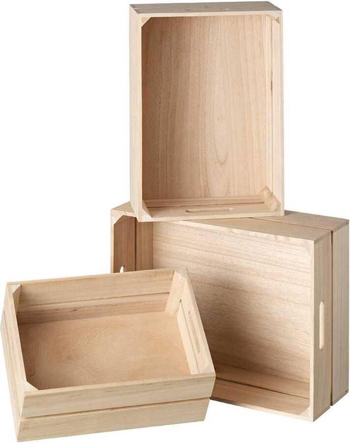Beekwilder LVT Kisten Polino 3 delige set 40 36 en 31 5 cm