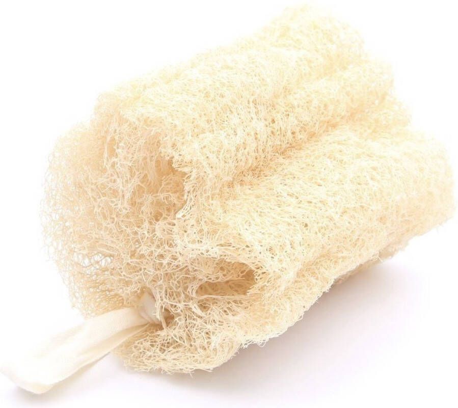 Beewise Loofah Douche Spons | Zachte Egyptische Luffa | Plantaardig | Duurzaam | Badspons | Natuurspons | Scrub | Plasticvrij | Loofah Body Sponge | Very Soft