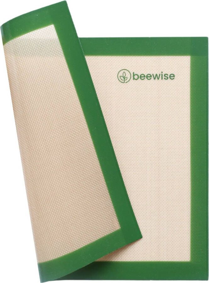 Beewise Siliconen Bakmat Bakpapier Alternatief Herbruikbare Bakmat Om in de Oven te Gebruiken Duurzaam Cadeau Silicone Reusable Baking Mat