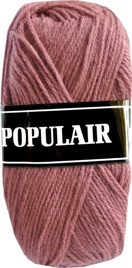 Beijer BV 5 bollen Populair acryl garen donker oud roze (14) naalddikte 3 5 a 4mm 50 grams acrylgaren zacht haakgaren