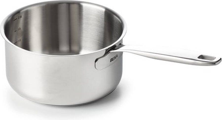 Beka Steelpan Maestro RVS ø 18 cm 2.3 liter geschikt voor alle warmtebronnen