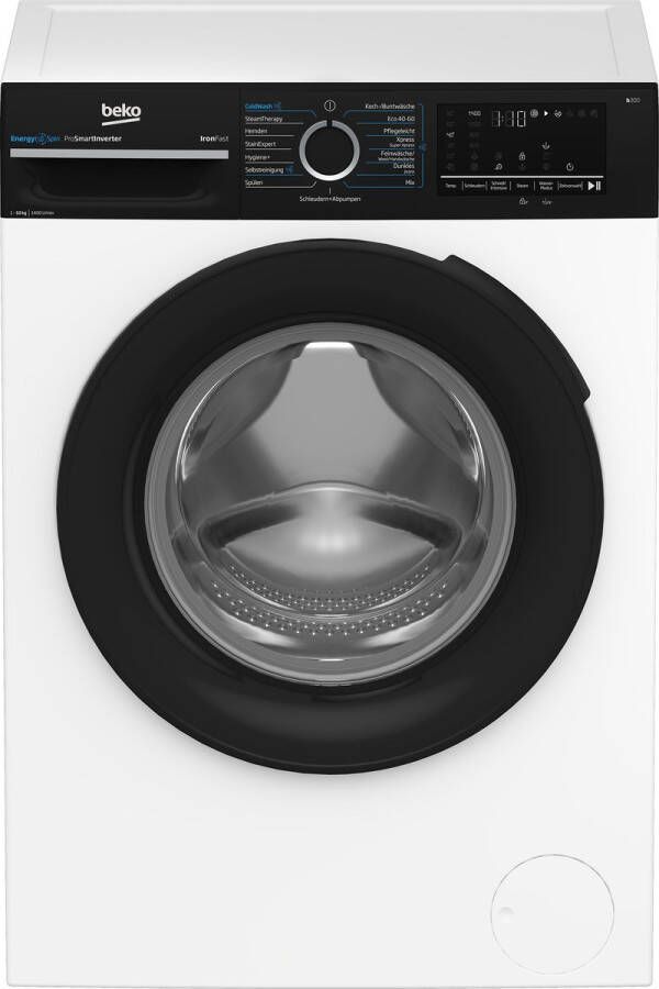 Beko b300 BM3WFU41041W Voorbelading 10 kg B 75 dB 1400 RPM A
