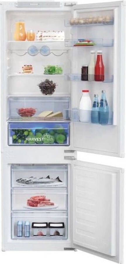 Beko BCSA285E4ZSN koel-vriescombinatie Ingebouwd 271 l E Wit