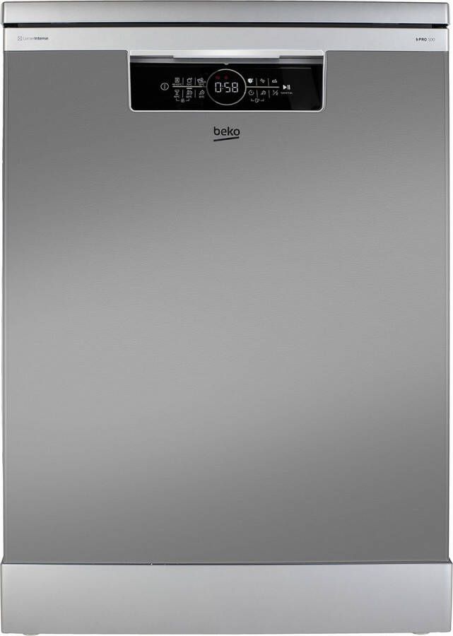 Beko BDFN36530XC CornerIntense Vrijstaande vaatwasser INOX