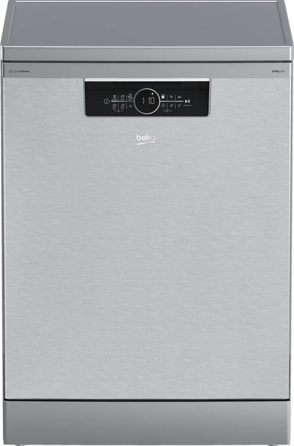 Beko BDFN36650XC CornerIntense Vrijstaande vaatwasser Grijs