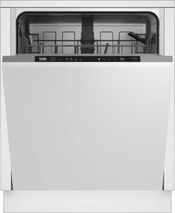 Beko BDIN14320 inbouw vaatwasser 13 couverts L60cm 49 dB RVS tank