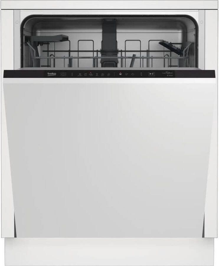Beko BDIN16420 volledig geïntegreerde vaatwasser 14 couverts 46dB Schuifdeur L60cm