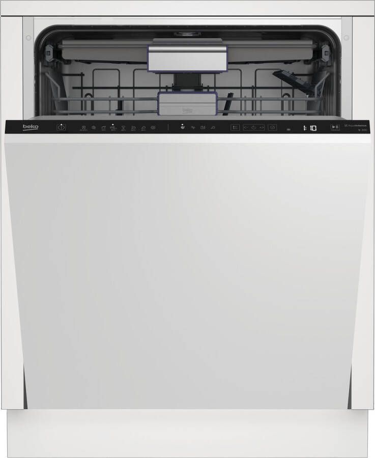 Beko BDIN38522Q Volledig ingebouwd Still 44db FlexiBesteklade infoLicht Snel & Zuinig AquaIntense