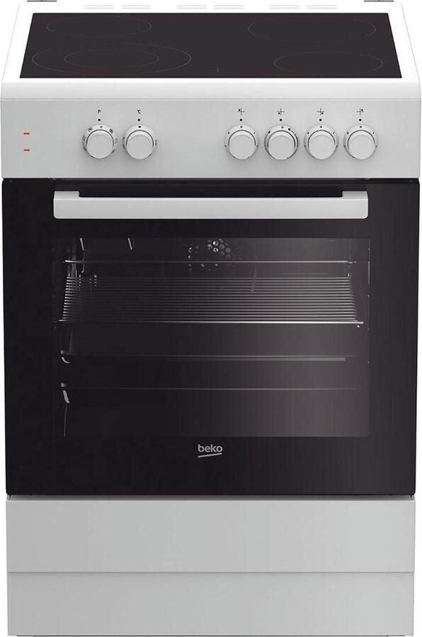 Beko Vitroker. Fornuis Fsm67010Gw | Vitrokeramische fornuizen | 8690842065644