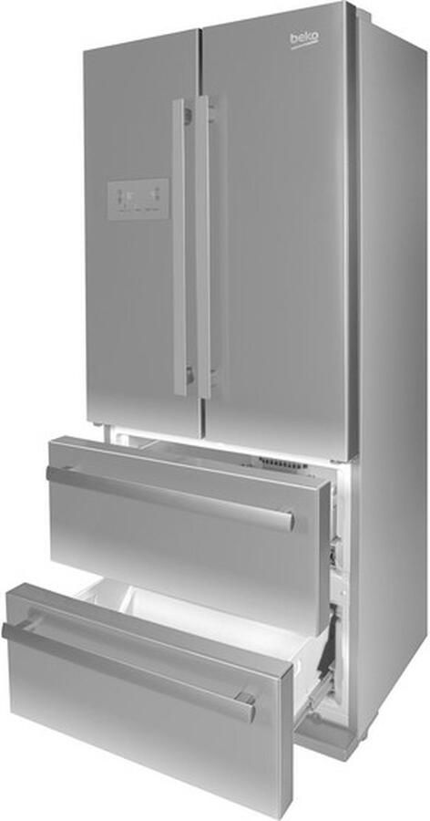 Beko GNE6039XPN amerikaanse koelkast Vrijstaand 539 l F Roestvrijstaal