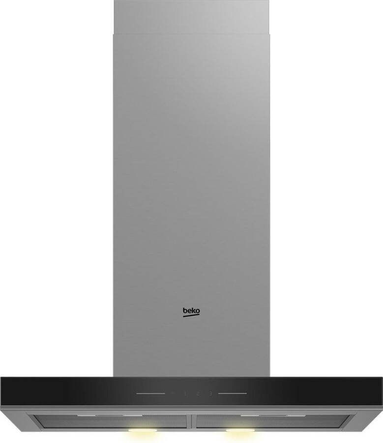 Beko BHCB63640BH afzuigkap Muurmontage Zwart Roestvrijstaal 627 m³ uur A