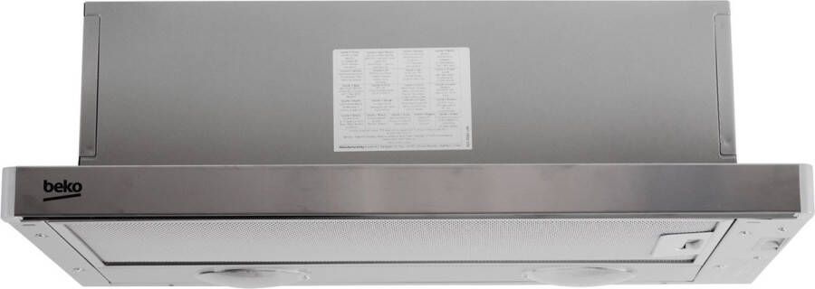 Beko CTB6407X Vlakscherm afzuigkap