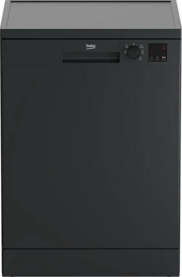 Beko DVN06431A vrijstaande vaatwasser 14 couverts L60cm 47dB Antraciet