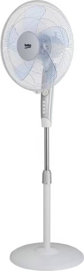 Beko EFS5100W 50 W witte en blauwe staande ventilator