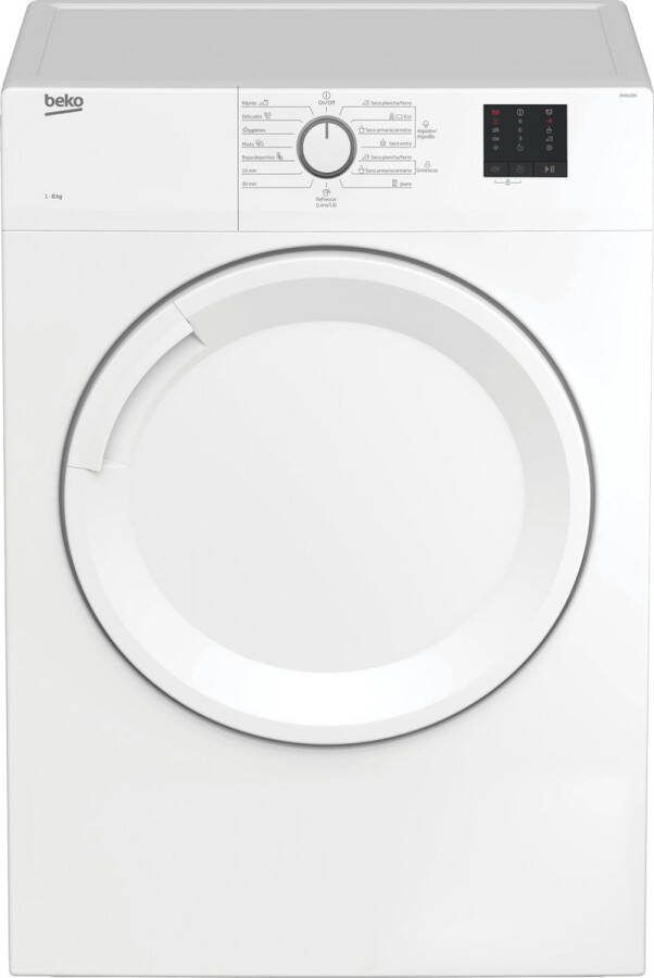 Beko Evacuatiedroger DV8120N Wit 8 kg