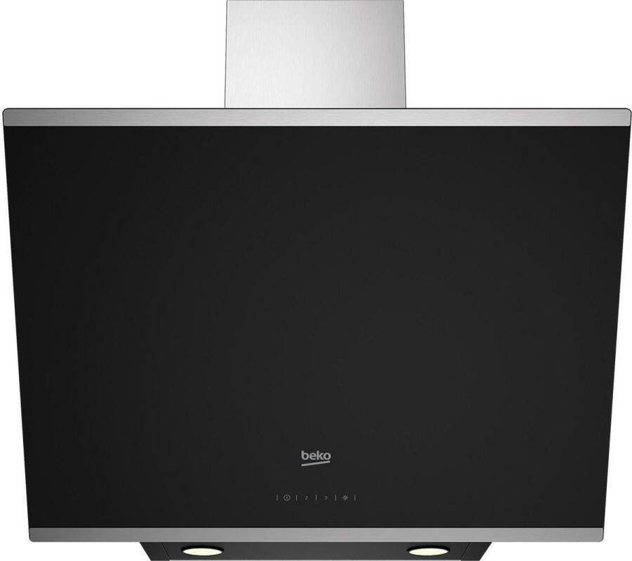 Beko HCA63640BH afzuigkap 632 m³ uur Muurmontage Zwart Roestvrijstaal A