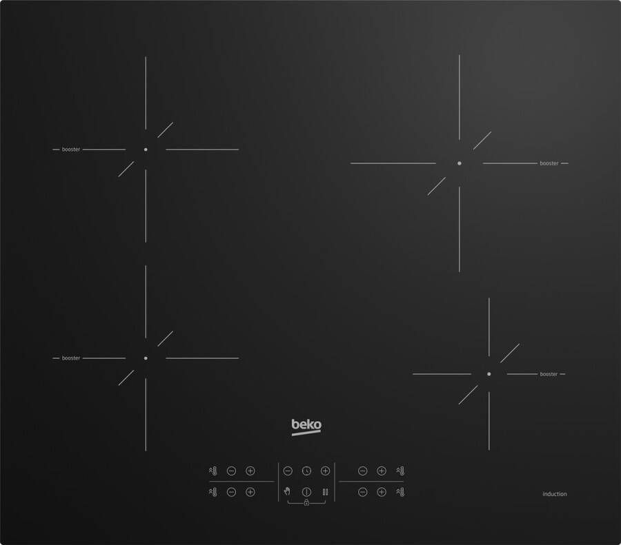 Beko HII64200SMT Inductie inbouwkookplaat Zwart