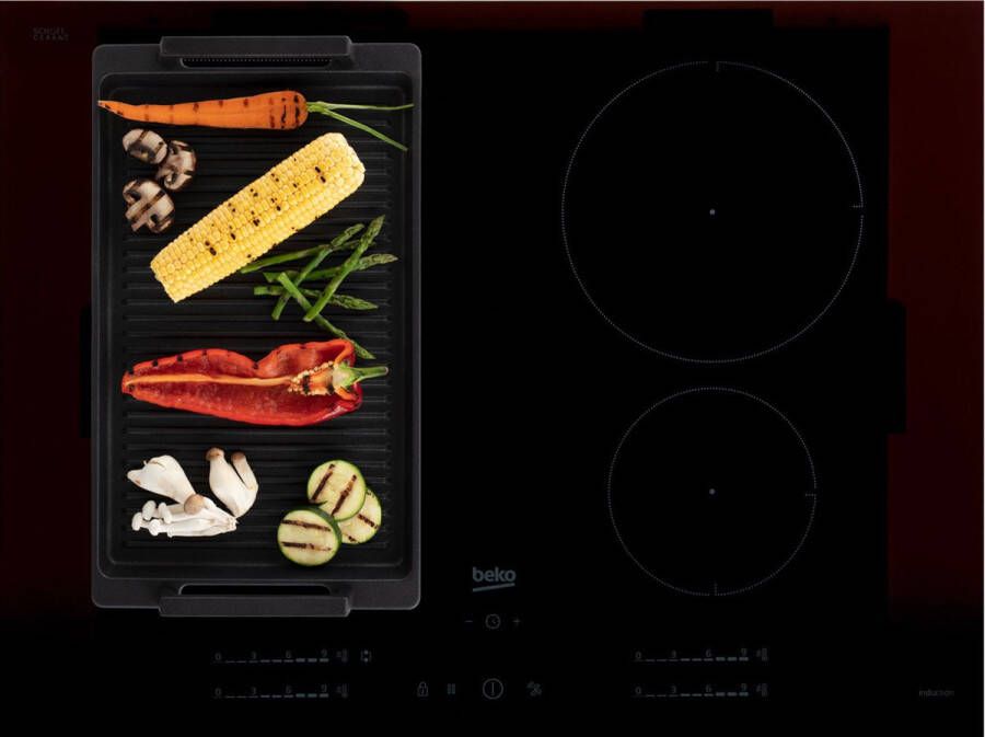 Beko HII74700UF Zwart Ingebouwd 70 cm Inductiekookplaat zones Glas 4 zone(s) - Foto 2
