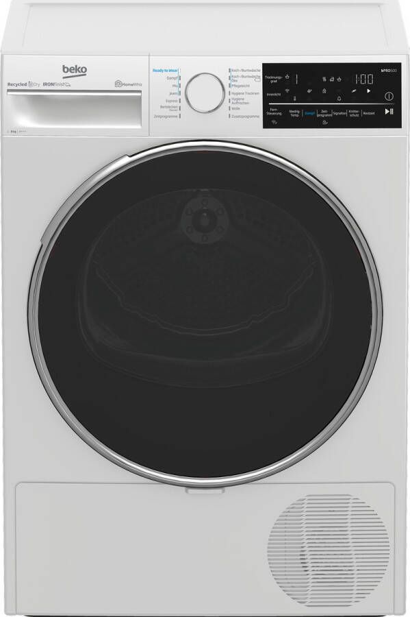 Beko WARMTEPOMPDROGER B5T62243W Duits Display