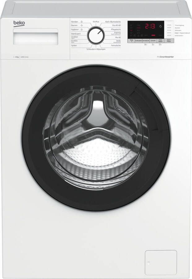 Beko WLM81434NPSA wasmachine SteamCure Duits Taaldisplay
