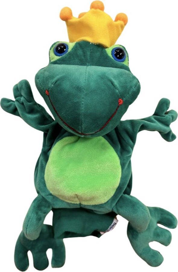 Beleduc Handpop Kikkerkoning 22 cm