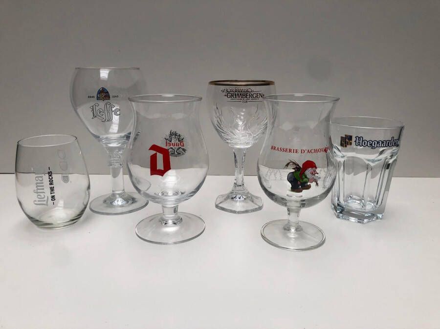 Leffe Bierglazen cadeau set Bierkenner 6 Stuks