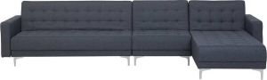 Beliani ABERDEEN Hoekbank (rechtszijdig) grijs 321x108