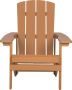 Beliani ADIRONDACK Garden Chair Lichte houtkleur Kunsthout - Thumbnail 2