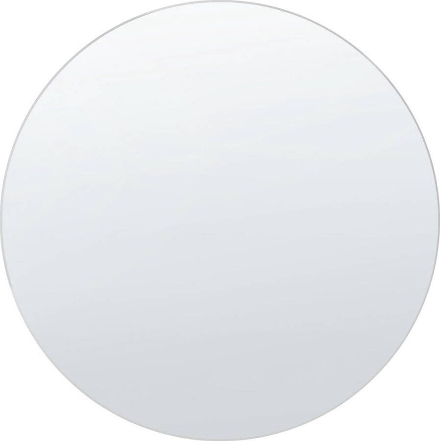 Beliani AGEN Wandspiegel-Zilver-Glas