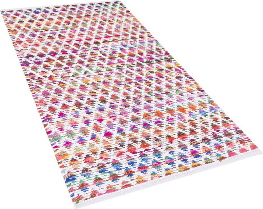 Beliani ARAKLI Gevlochten-Multicolor-Polyester