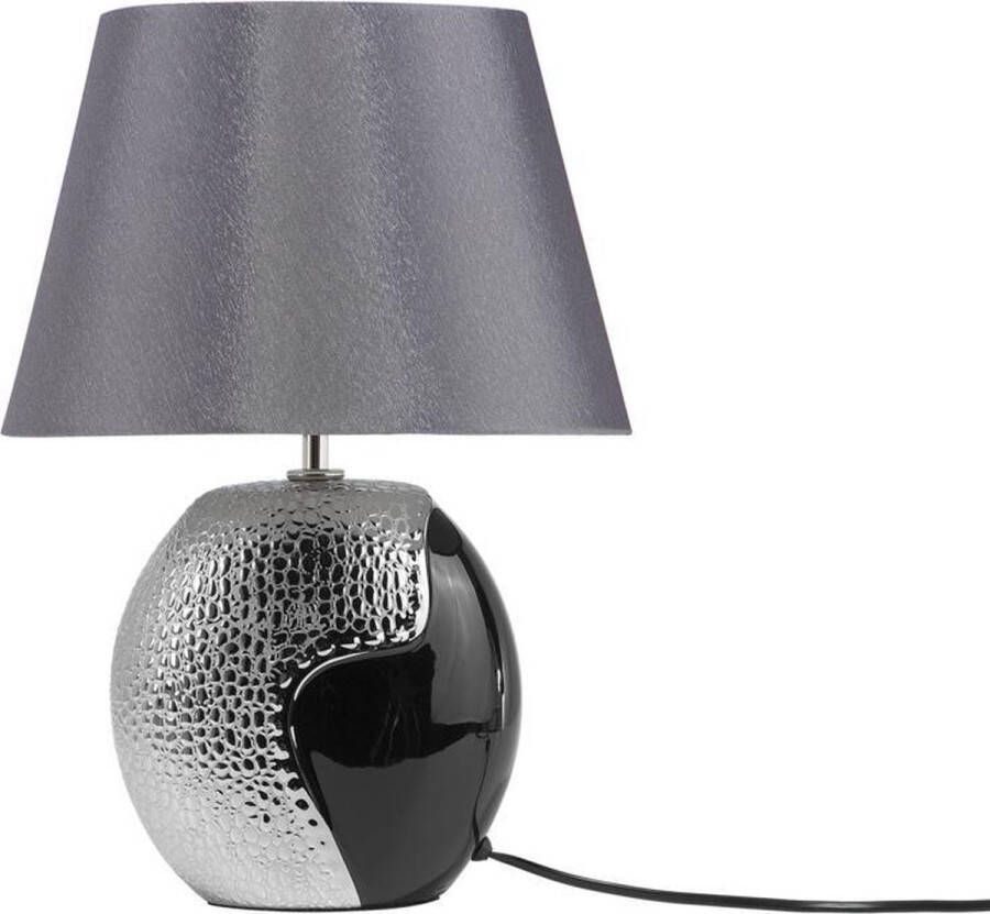 Beliani ARGUN Tafellamp-Zwart-Keramiek