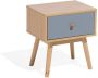 Beliani ARVADA Bedside Table Grijs Spaanplaat - Thumbnail 2