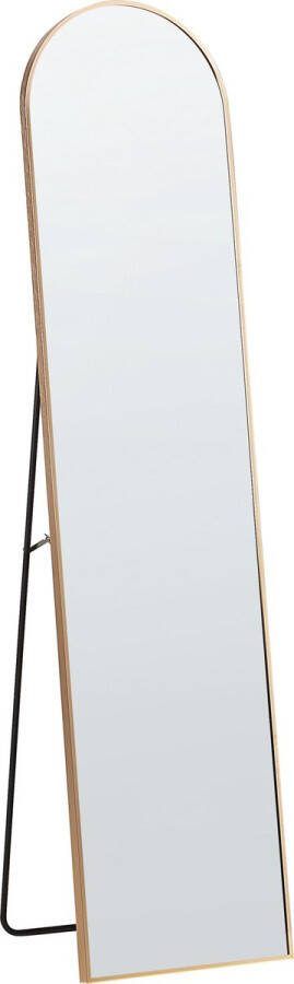 Beliani BAGNOLET Staande spiegel Goud Aluminium