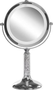 Beliani BAIXAS make-up spiegel Zilver IJzer