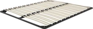 Beliani BASIC Lattenbodem zwart 160x200