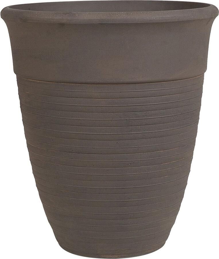 Beliani KATALIMA Plantenbak Bruin 43 cm Polyresin