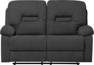Beliani BERGEN Two Seater Sofa Grijs Polyester