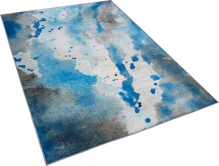 Beliani BOZAT Vloerkleed blauw polyester