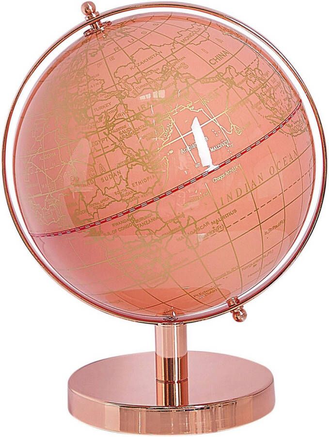 Beliani CABOT Globe Roze| Roségoud Synthetisch materiaal